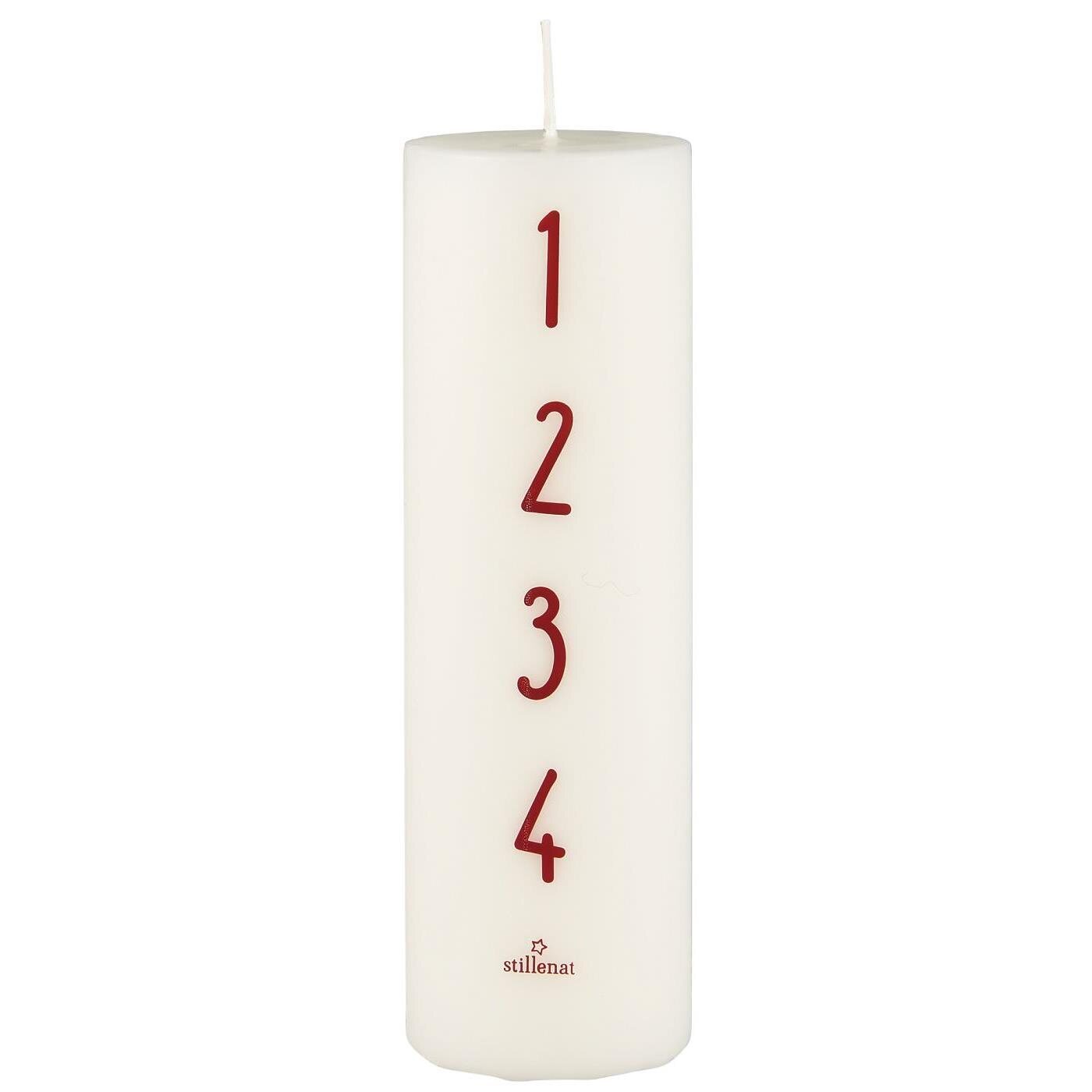Ib Laursen Advent candle 20 cm - CHOOSE COLOUR White/red