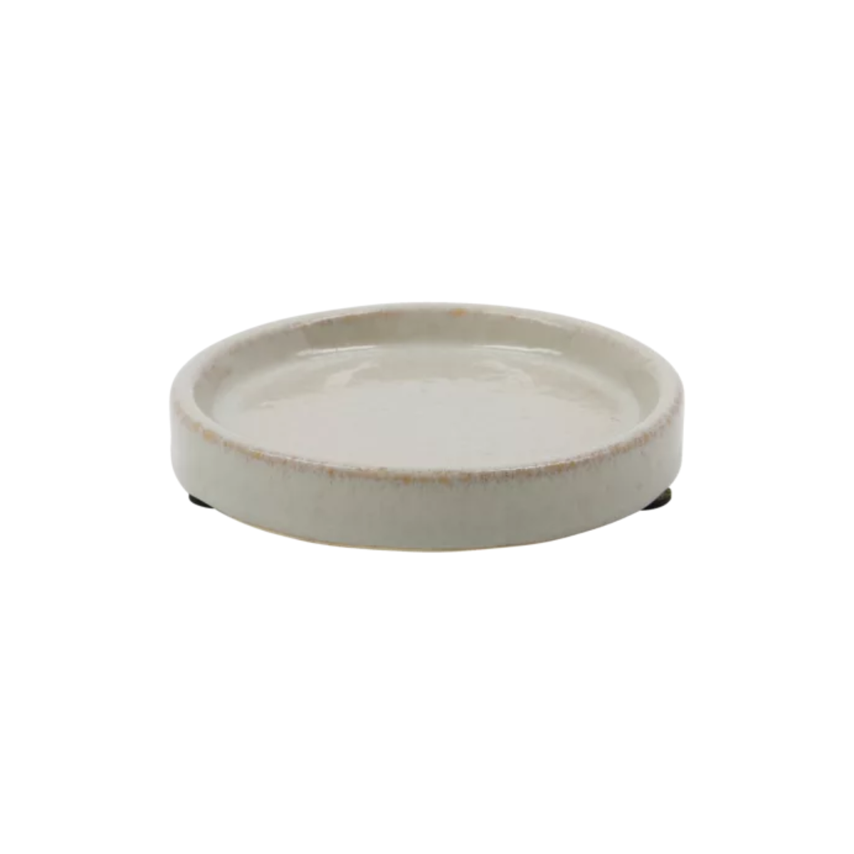 Meraki Datura Soap dish 2 x 12,5 cm - CHOOSE COLOUR Shellish grey
