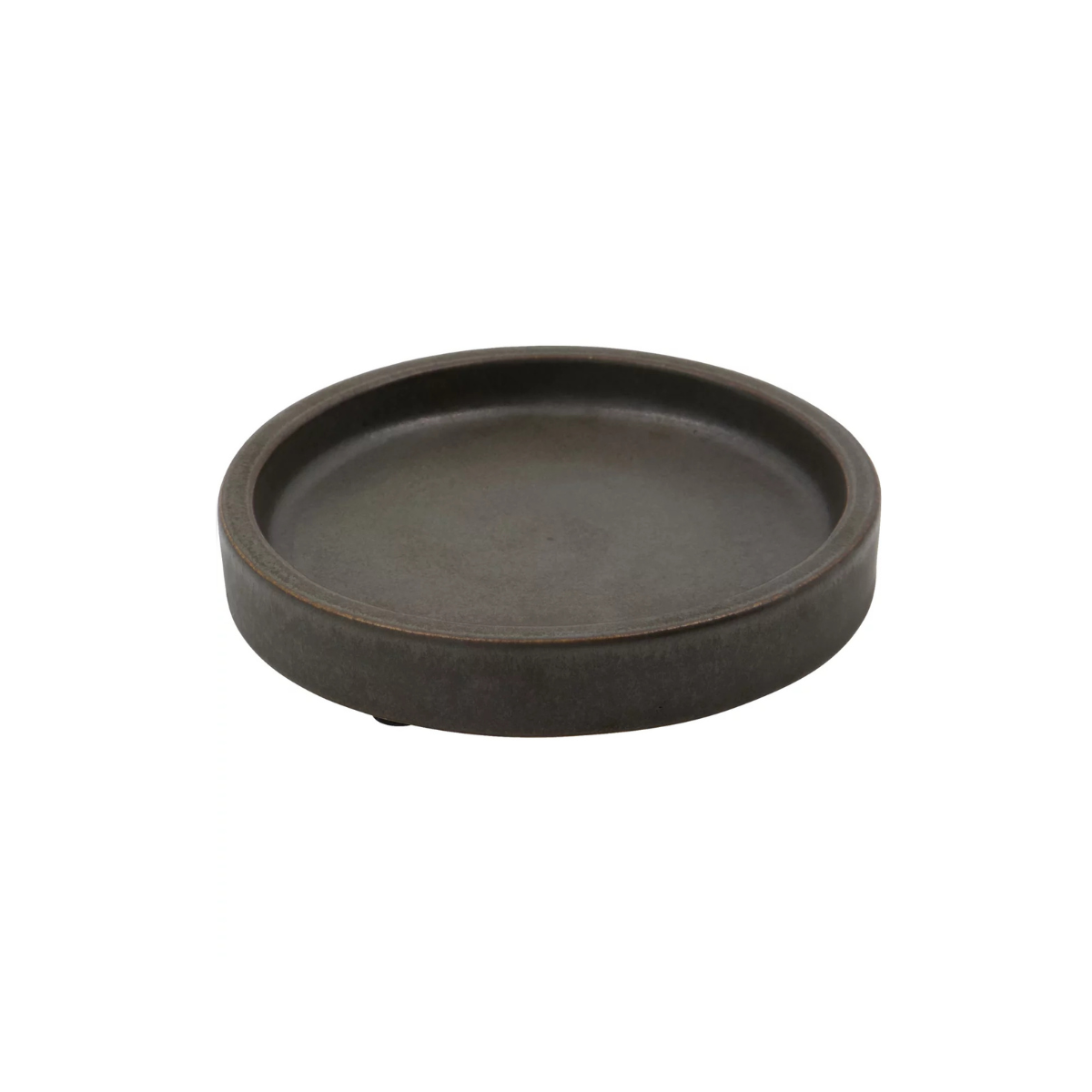 Meraki Datura Soap dish 2 x 12,5 cm - CHOOSE COLOUR Brown dark grey