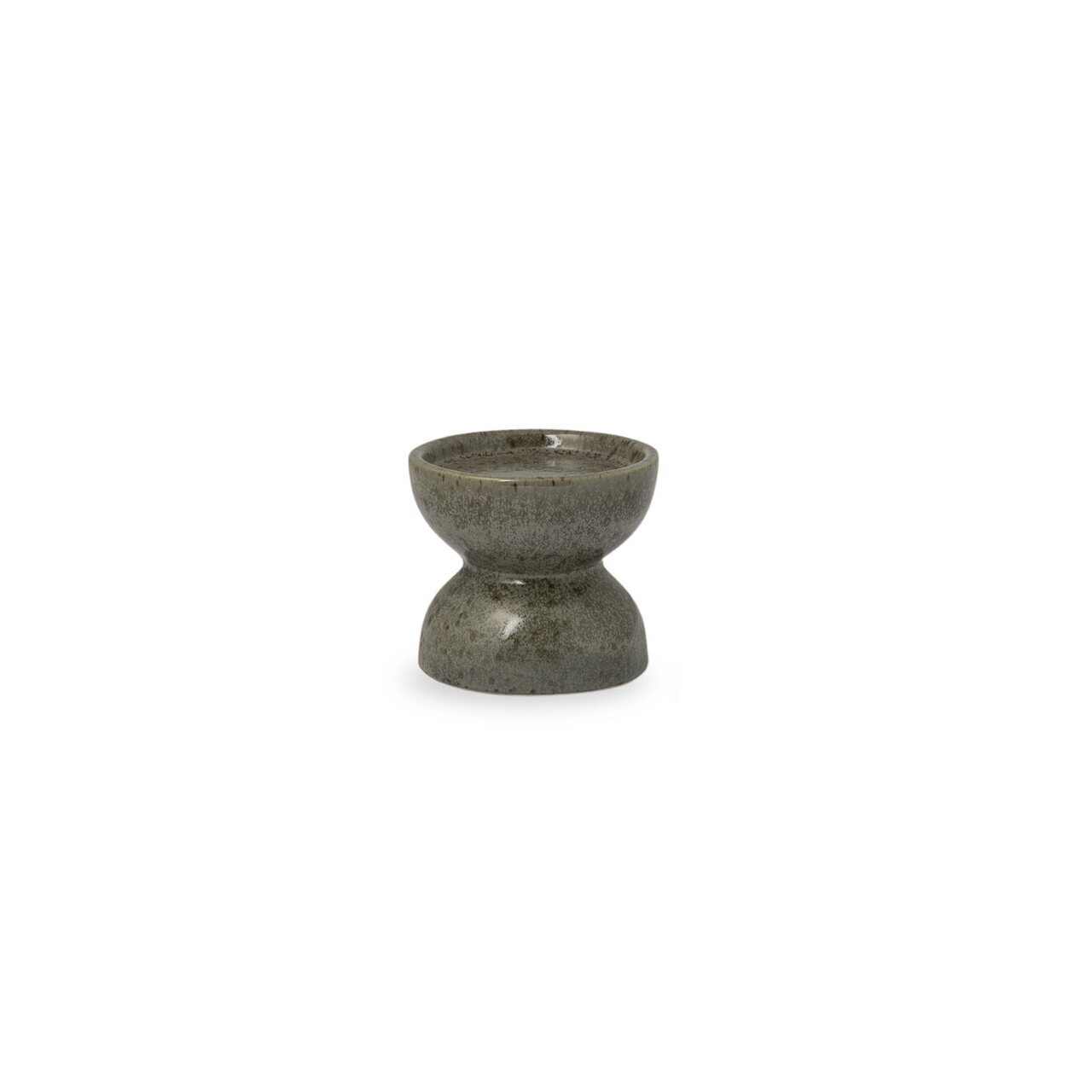 Storefactory Högalid candleholder for pillar candle, green - CHOOSE SIZE 10 x 9 cm