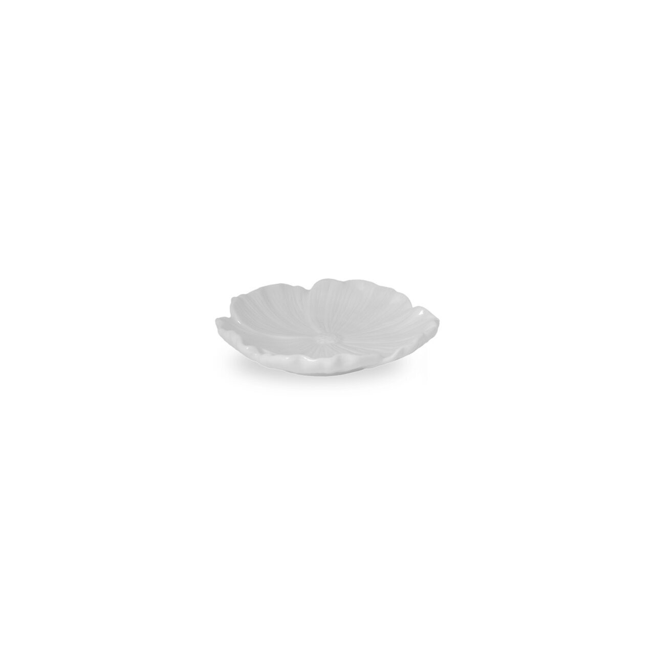 Storefactory Blomster plate 13 x 13 x 2 cm - CHOOSE COLOUR White