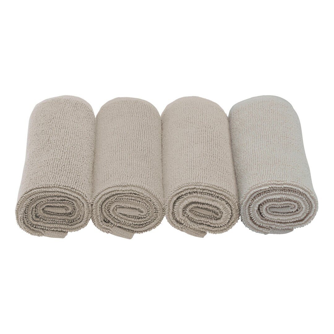 The Organic Company Calm Wash Cloths 4kpl setti- VALITSE VÄRI Stone