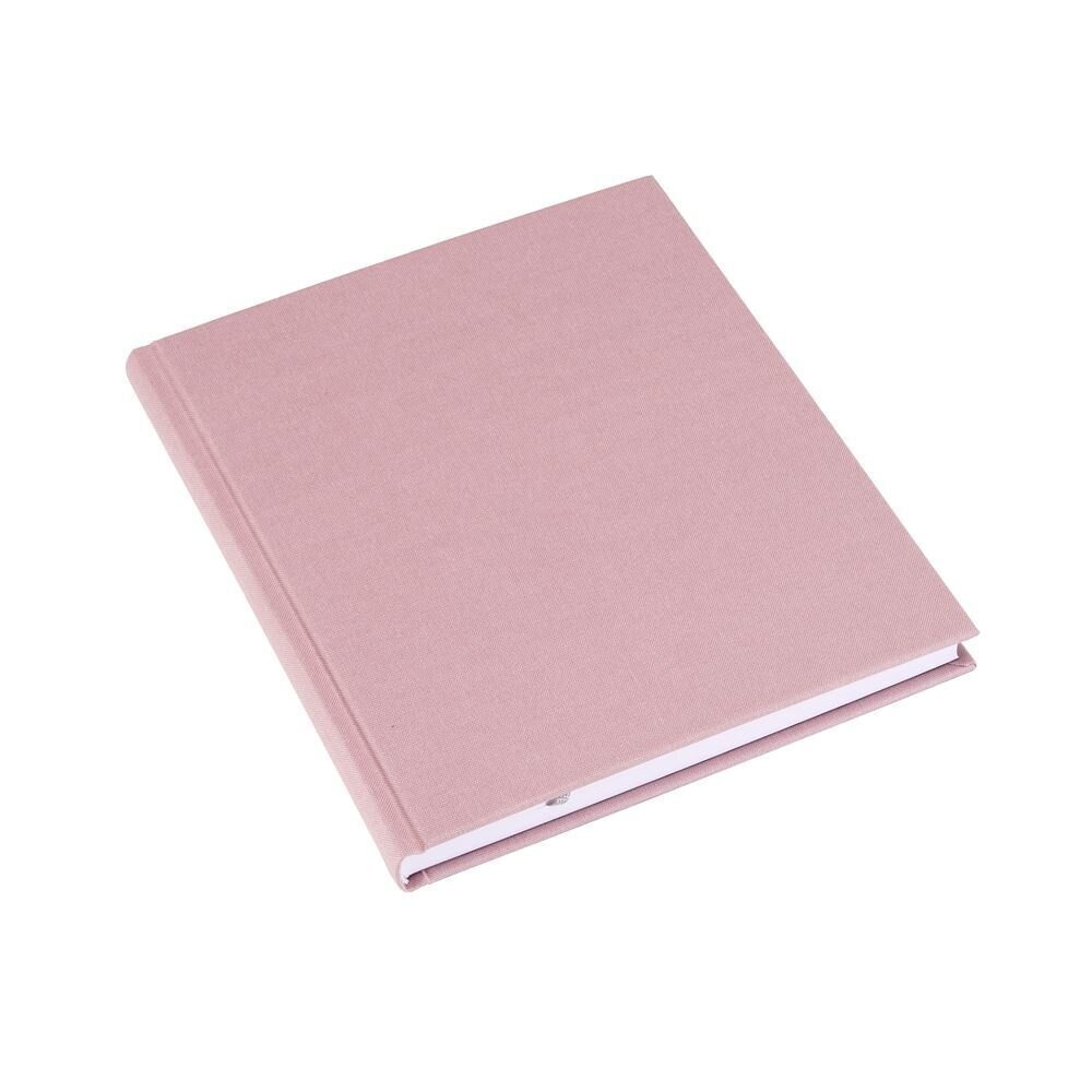 Bookbinders Design Notebook Hardcover 17,5 x 20,7 cm - CHOOSE COLOUR Dusty pink