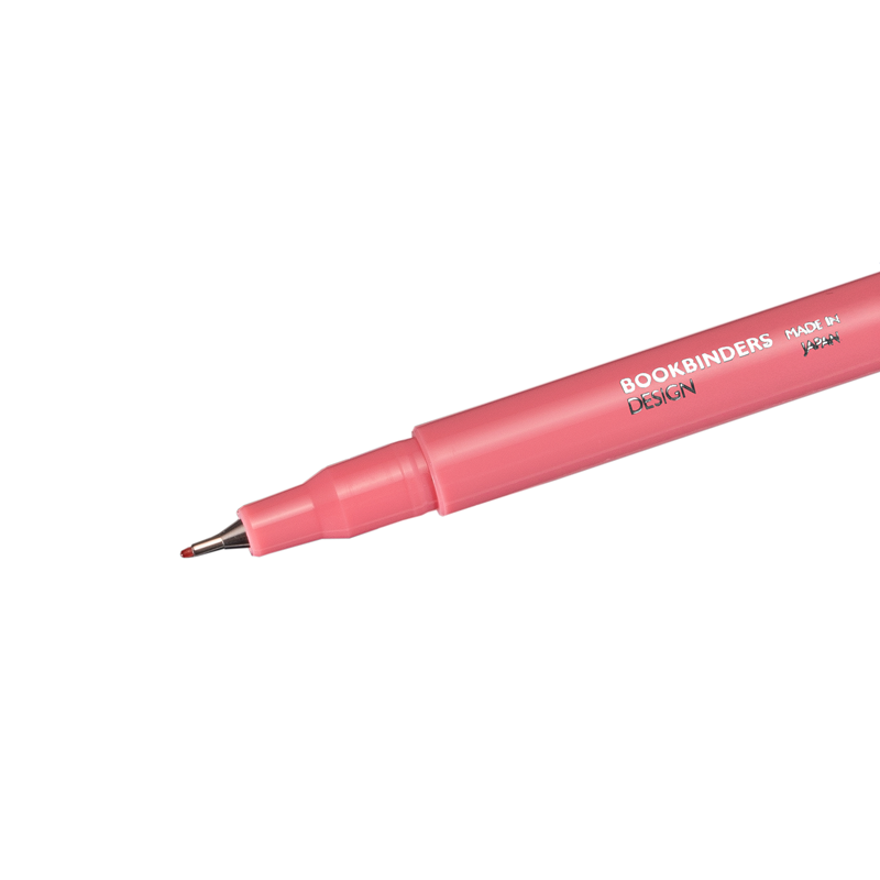 Bookbinders Design Fineliner 0.3 mm kynä - VALITSE VÄRI Coral