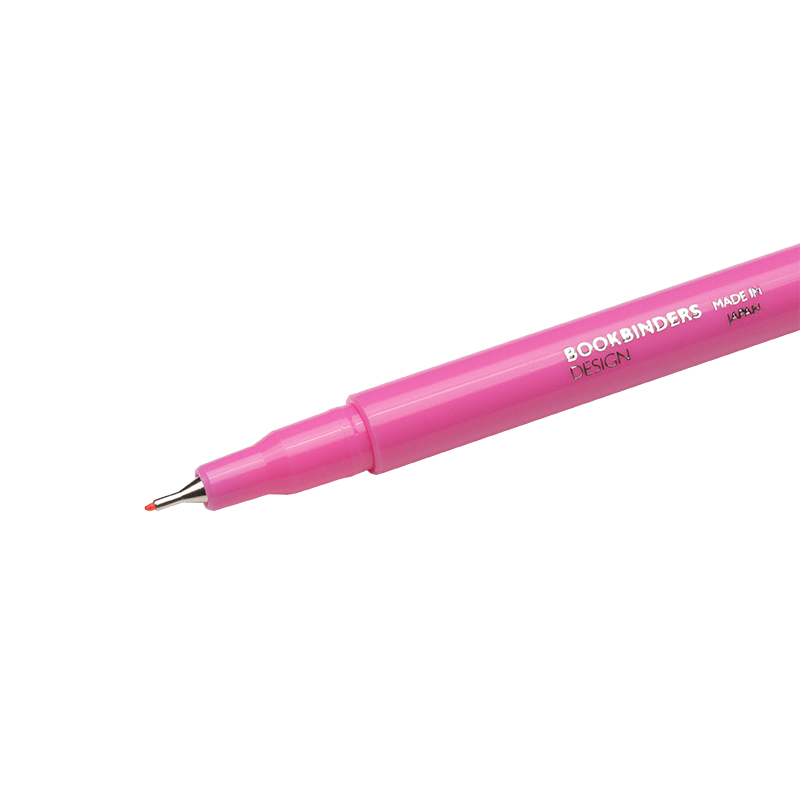 Bookbinders Design Fineliner 0.3 mm kynä - VALITSE VÄRI Pink