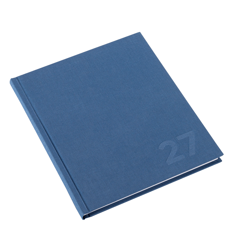 Bookbinders Design Kalenteri 170 × 200 mm 2027 - VALITSE VÄRI Dalarna Blue
