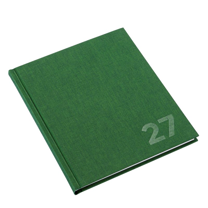 Bookbinders Design Kalenteri 170 × 200 mm 2027 - VALITSE VÄRI Clover Green