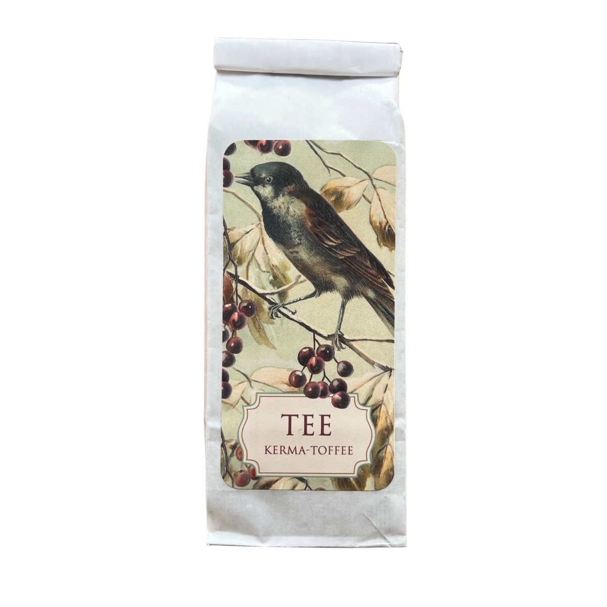 Sköna Ting Kerma & Toffee tee 100 g – valitse malli 1 - lintu ja marjat