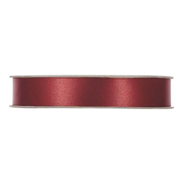 Satiininauha 15 mm | metreittäin – VALITSE VÄRI Viininpunainen