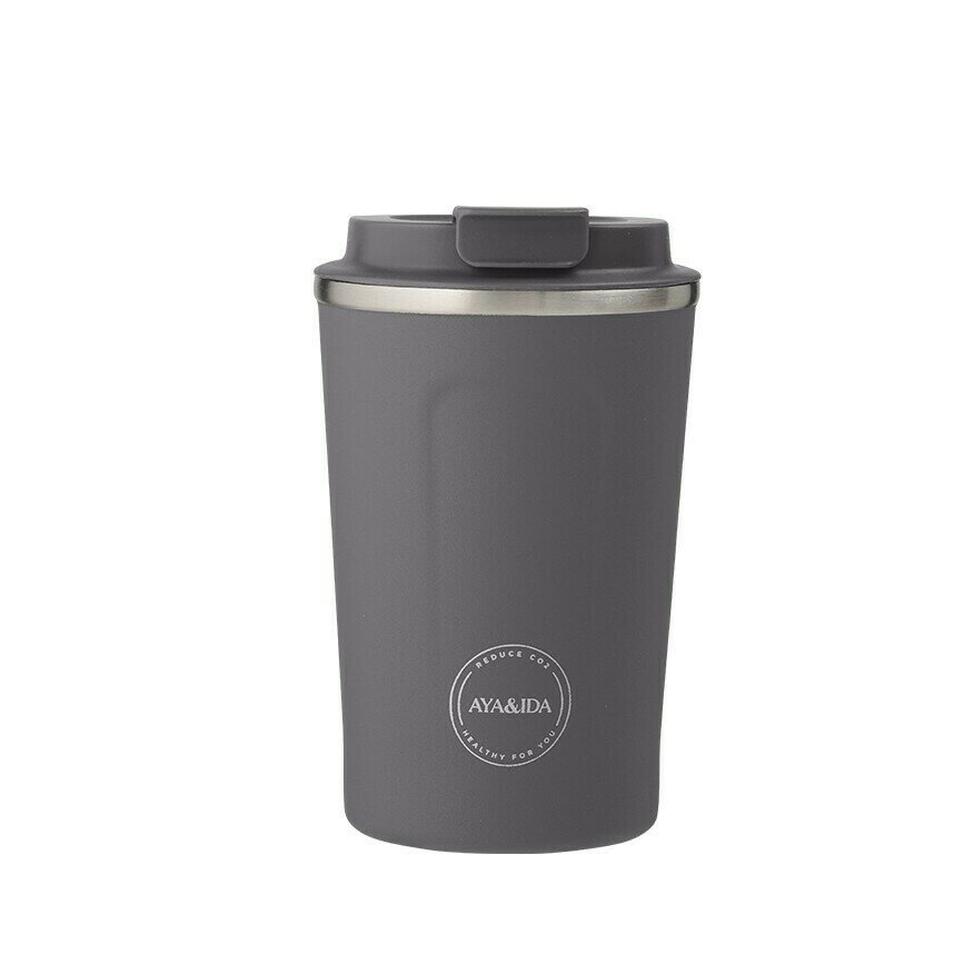 Aya&Ida Cup2go thermo cup 380 ml/500 ml, dark grey 380 ml