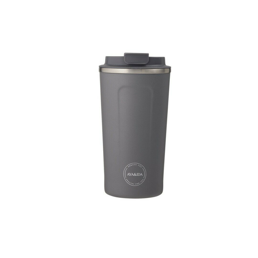 Aya&Ida Cup2go thermo cup 380 ml/500 ml, dark grey 500 ml