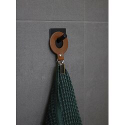 Miiko Design Towel hanging clips, 2/package, brown