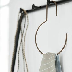 House Doctor Round hanger, Wire, Brown