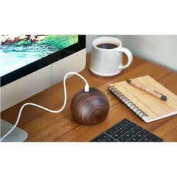 Gingko Design Tumbler click kello, natural walnut