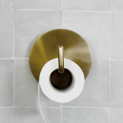 House Doctor Toilet paper holder 13 x 12,5 cm, brass