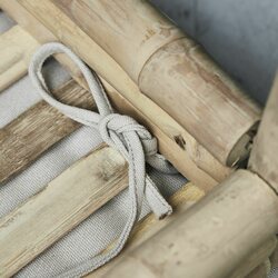 House Doctor Sedeo bambupenkki istuintyynyllä 130 cm, luonnonvärinen