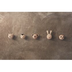 OYOY Rabbit -koukku 4,5 x 6 x 8 cm
