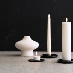 Uyuni Led-kynttilä 5,8 x 10 cm, valkoinen