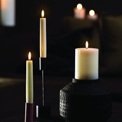 Uyuni LED-kynttilä 7,8 x 25 cm, valkoinen