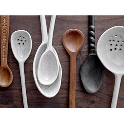 Bloomingville Orly Spoon, White, Stoneware