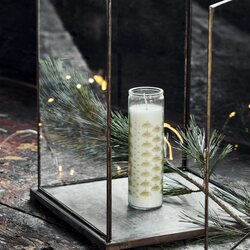 House Doctor candle in glass, Calendar, gold