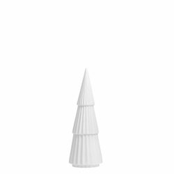 Storefactory Grandalen keramiikkakuusi 7 x 20 cm, valkoinen