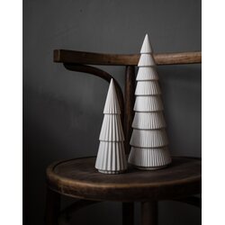 Storefactory Grandalen keramiikkakuusi 7 x 20 cm, valkoinen