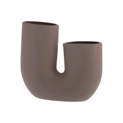 Storefactory Stråvalla ceramic vase, brown
