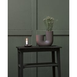 Storefactory Stråvalla ceramic vase, brown