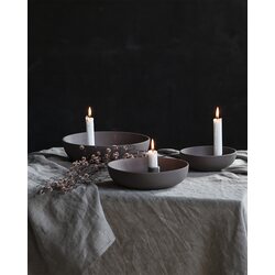 Storefactory Lidatorp L candlestick, brown