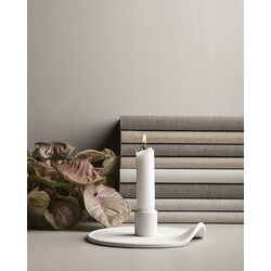 Storefactory Ekarp candlestick 15 x 4 cm, white