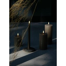 Uyuni Led-kynttilä rustiikki 7,8 x 20 cm, beige