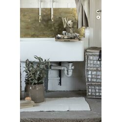 Ib Laursen kylpyhuoneen matto 45 x 70 cm, valkoinen