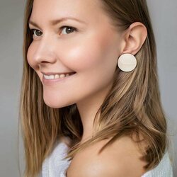 Valona Korona round earrings CHOOSE COLOUR