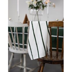 Storefactory Karlstorp keittiöpyyhe 45 x 60 cm, valkoinen/vihreä
