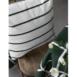 Storefactory Karlstorp tyynynpäällinen 48 x 48 cm, valkoinen/vihreä