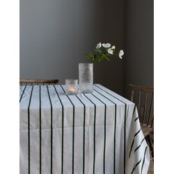Storefactory Karlstorp table cloth 140 x 250 cm, white/green