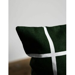 Storefactory Mortorp tyynynpäällinen 48 x 48 cm, vihreä/valkoinen