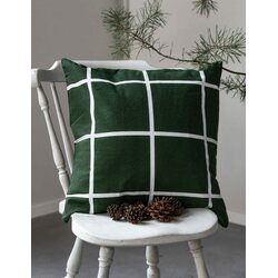 Storefactory Mortorp tyynynpäällinen 48 x 48 cm, vihreä/valkoinen