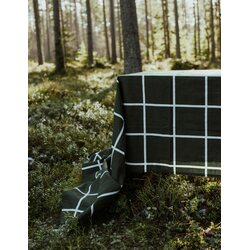 Storefactory Mortorp pöytäliina 140 x 250 cm, vihreä/valkoinen
