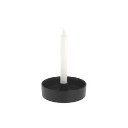 Storefactory Storm candle holder, black 15 x 4 cm