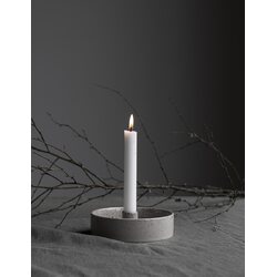 Storefactory Storm kynttilänjalka, nature 15 x 4 cm