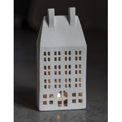 Storefactory Storstaden 1 house f/tealight 10 x 8 x 22 cm, white