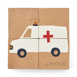 Liewood Aage Puzzle, Vehicle / Nature