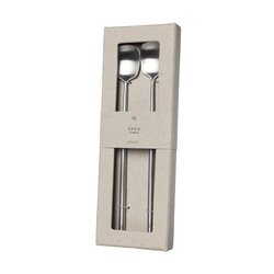 Ernst Long spoon stainless steel 2-pack