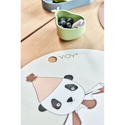 OYOY Panda pompom pyöreä tabletti 39 cm