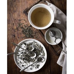 Ernst teacup 12 x 9 cm, vanilla/dots