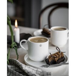 Ernst kahvikuppi 8 x 8,5 cm, vanilja/pisteet