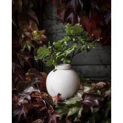 Ernst Round Ceramic Vase, White CHOOSE COLOUR