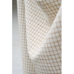 Ib Laursen Silas keittiöpyyhe 50 x 70 cm, luonnonvalkoinen/ruskea